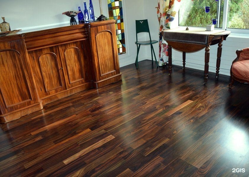 a luxury vinyl floor of a home in picture.